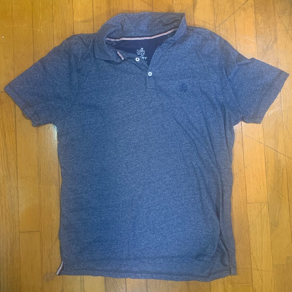 Rugby University Polo Shirt Men Size Large Active Performance Street Preppy